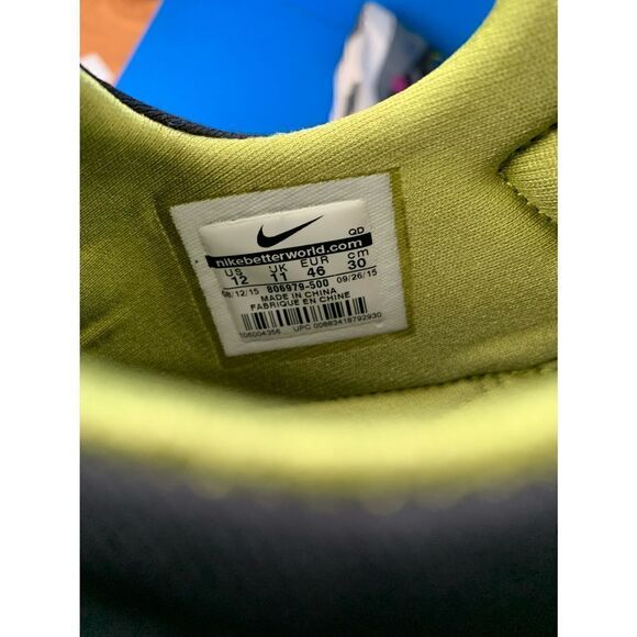 Nike Air Huarache Utility Men's Size 12 Medium Berry Dark Gray Shoes 806979-500 - Picture 5 of 5